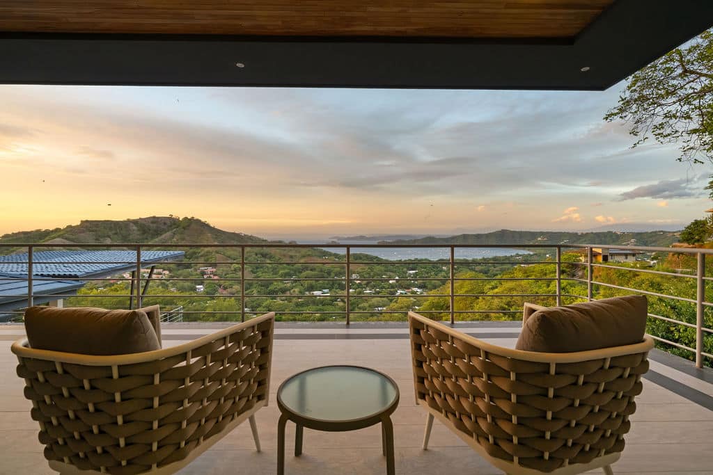 Bedroom 3 Sunset Balcony Seating